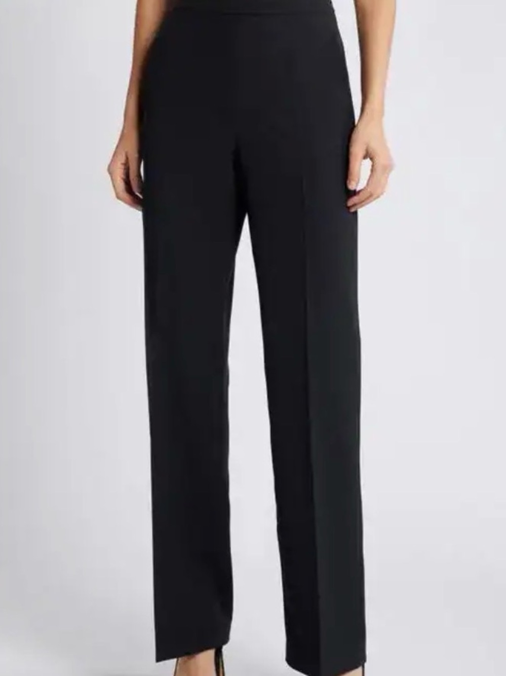 Boss 8 Navy 96% Virgin Wool 4% Elastane Minimalist Classic Designer Straight Leg